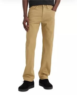 Levis 506 Comfort straight fit leg stretch khaki jeans pants mens 38X30